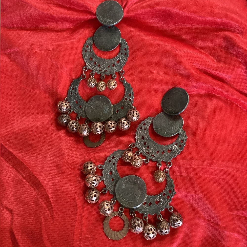 Kenneth Jay Lane vintage Chandelier Earrings